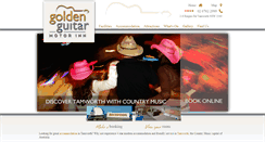 Desktop Screenshot of goldenguitarmotorinn.com.au